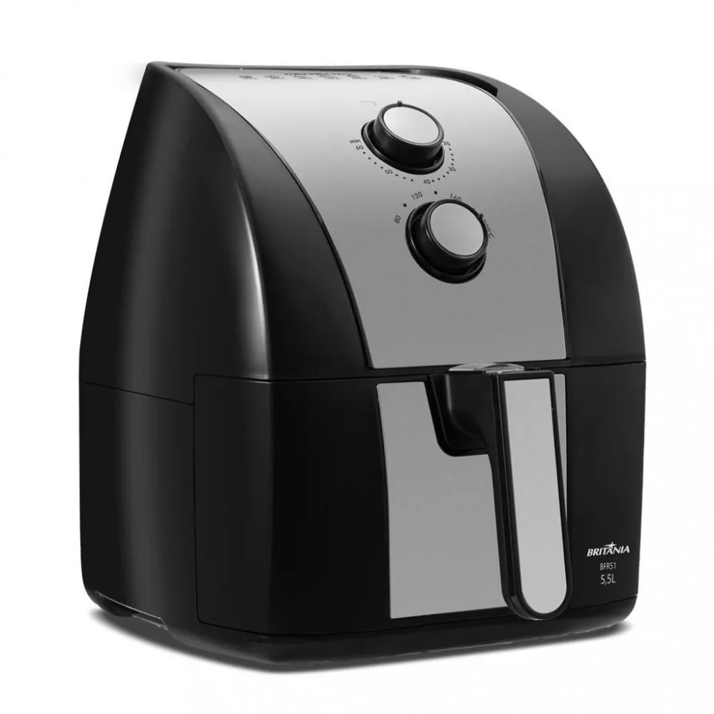 Imagem 9 de 10 de Fritadeira Elétrica Air Fryer Britânia 5,5L BFR51