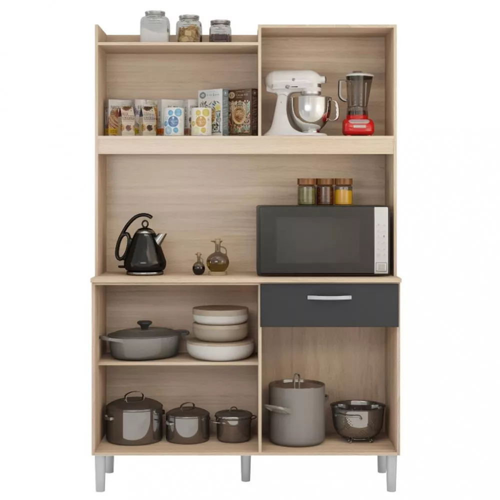 Cozinha Compacta 6 Portas 1 Gaveta Iris Demobile