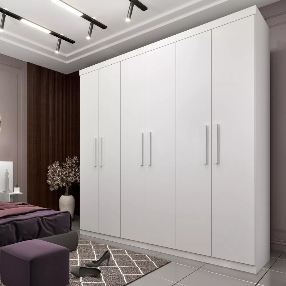 Guarda Roupa Casal 6 Portas Olimpo Tcil