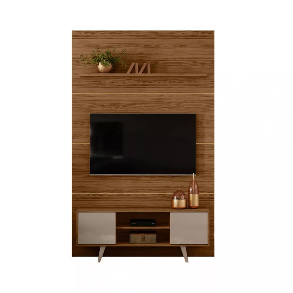Painel Rack para TV até 65 Polegadas 2 Portas com Pés Panorama Madetec