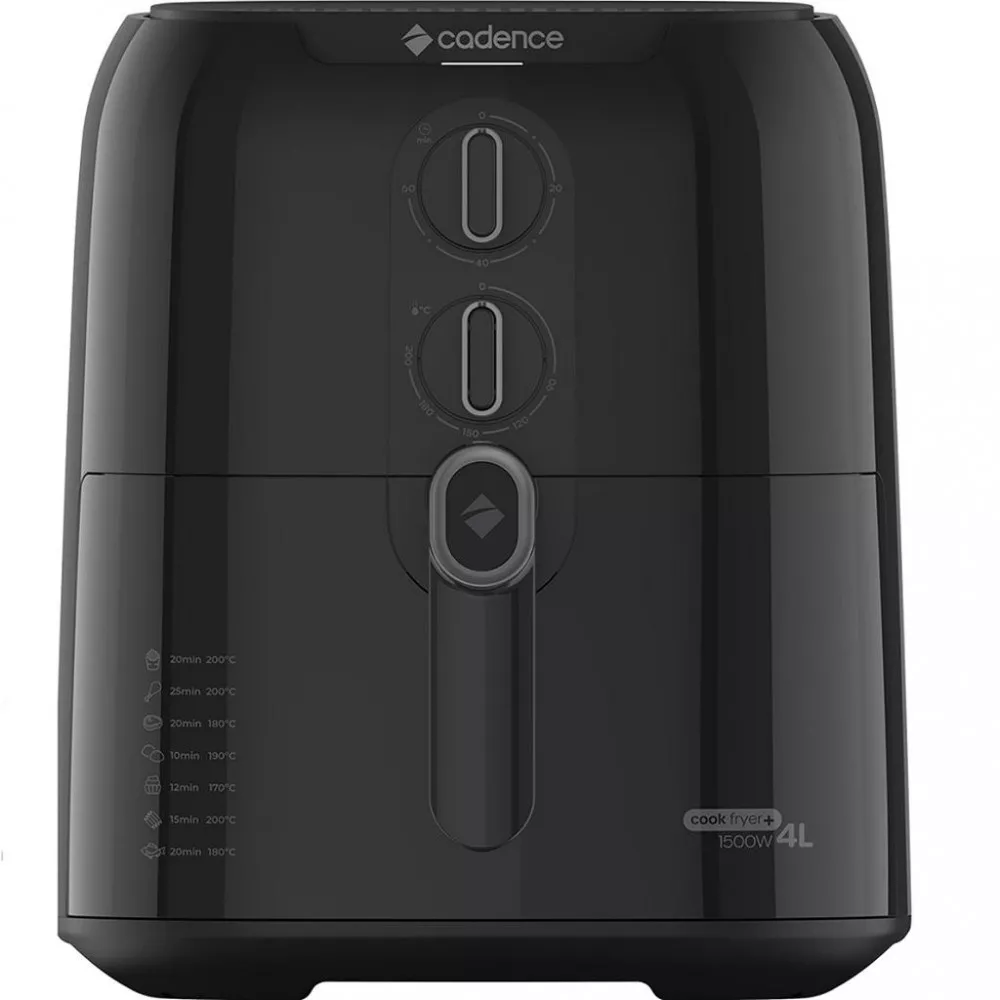 Fritadeira Elétrica Air Fryer Cadence 4L FRT580