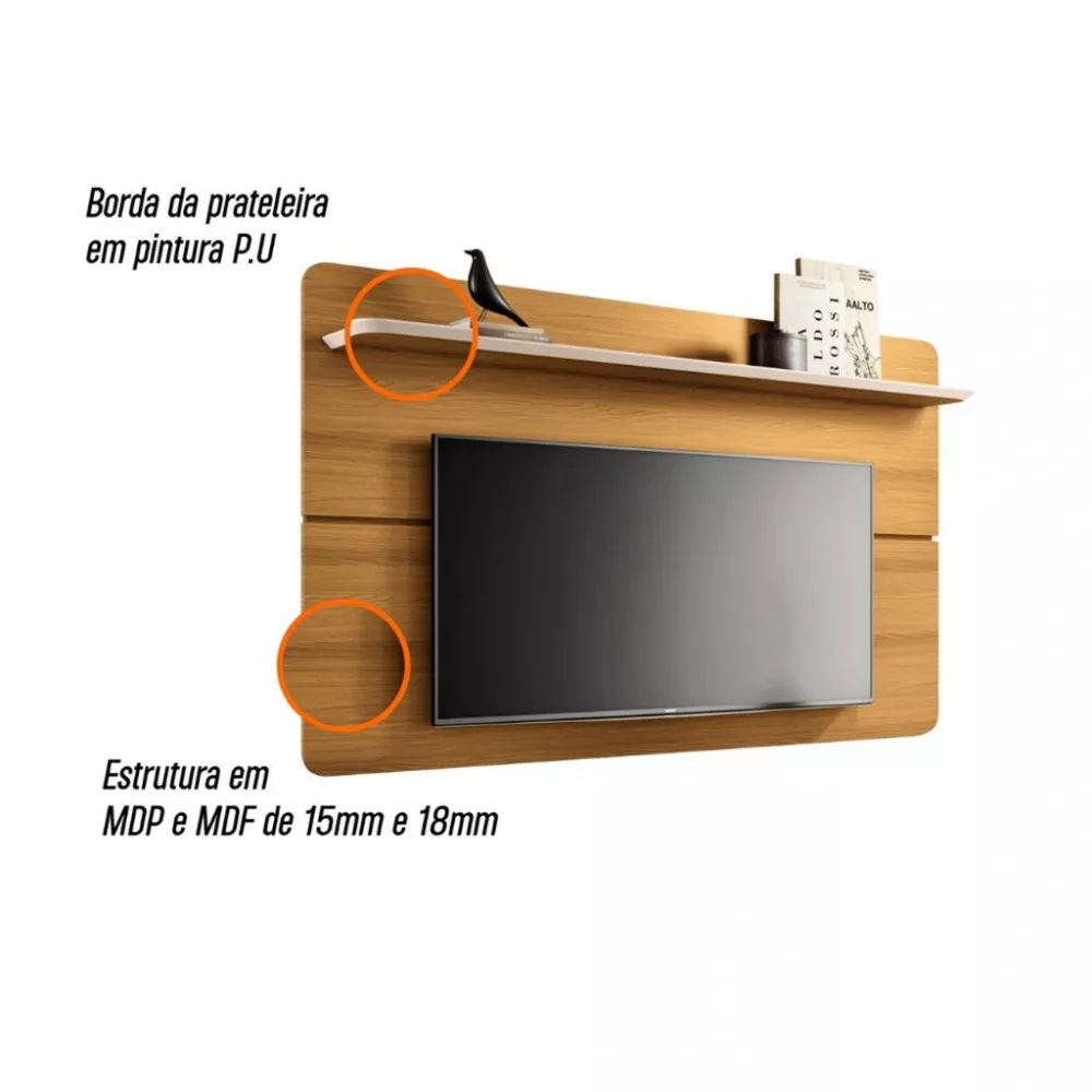 Painel para Tv até 70 Polegadas Curv HB Móveis