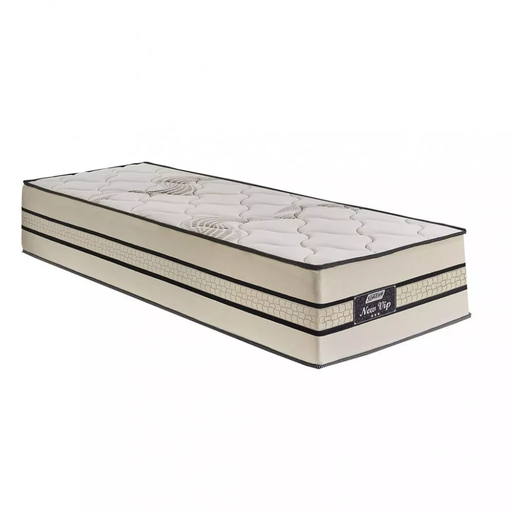 Cama Box Solteiro 88cm Molas Ensacadas New Vip 2CEN Gazin