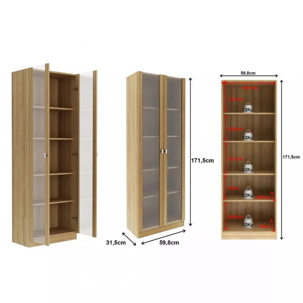 Conjunto para Escritório Estantes ME41 Tecnomobili