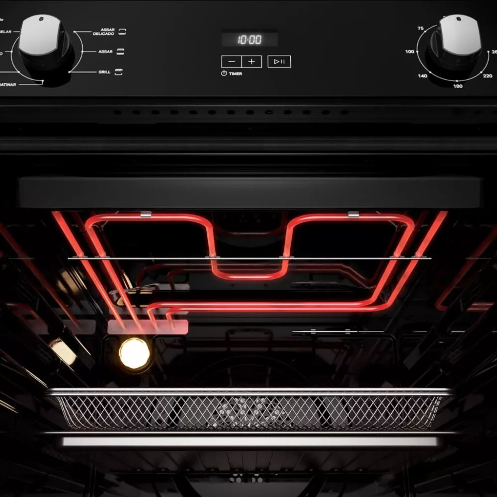 Forno Elétrico de Embutir Brastemp BOF84AE Air Fryer 84L