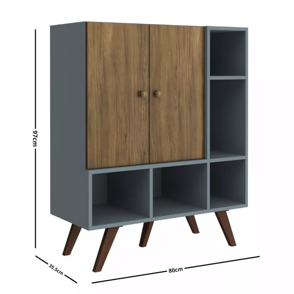 Image 3 of 4 of Sapateira 2 Portas Retro Movelbento