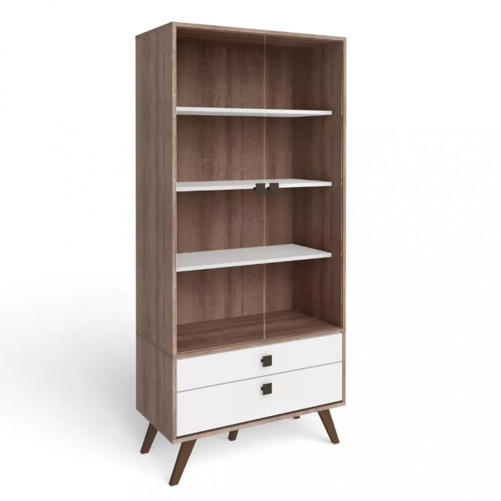 Cristaleira 2 Portas 2 Gavetas RT3151 Movelbento