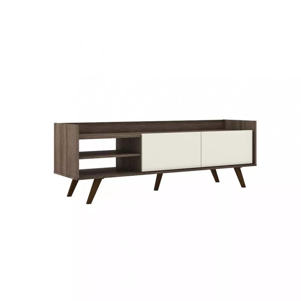 Rack Retrô para TV até 60 Polegadas 2 Gavetas com Pés RT3110 Movelbento