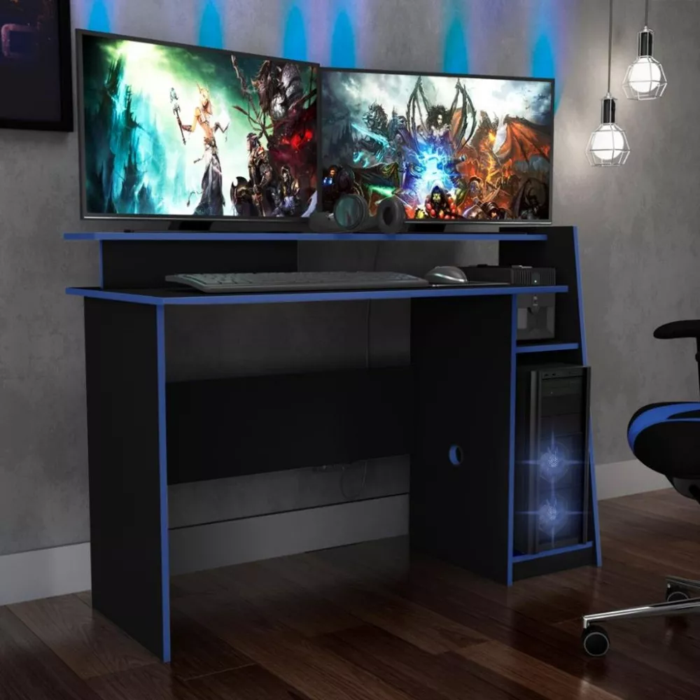 Mesa Gamer 130cm Evolution Movelbento