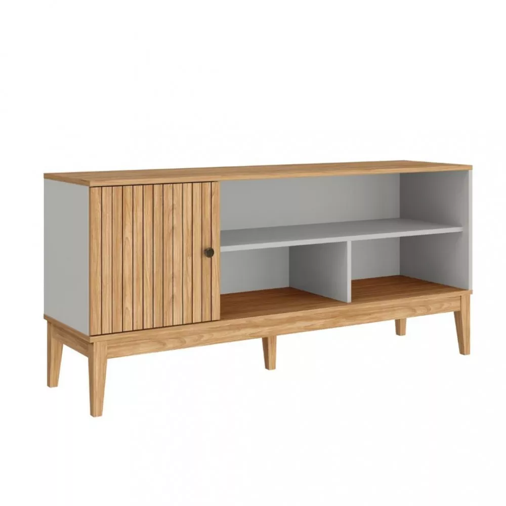 Rack para TV até 52 Polegadas 1 Porta com Pés MB1056 Movelbento
