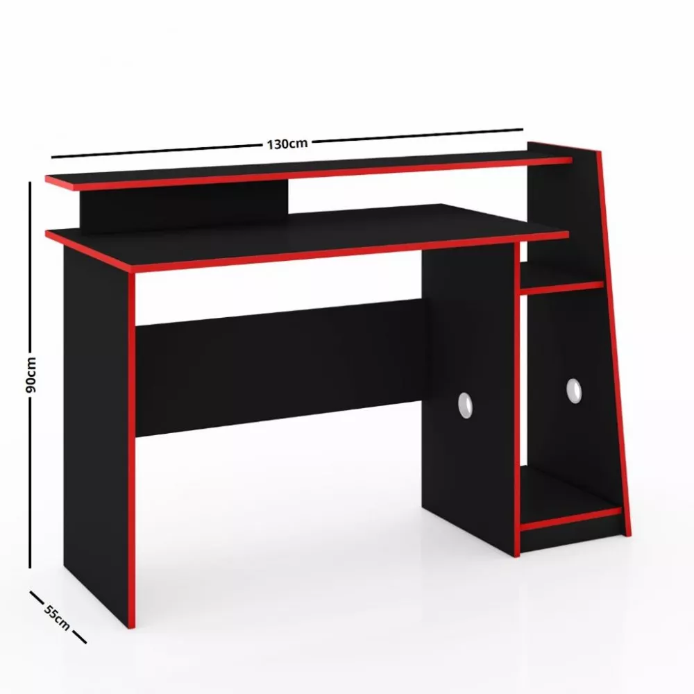 Mesa Gamer 130cm Evolution Movelbento