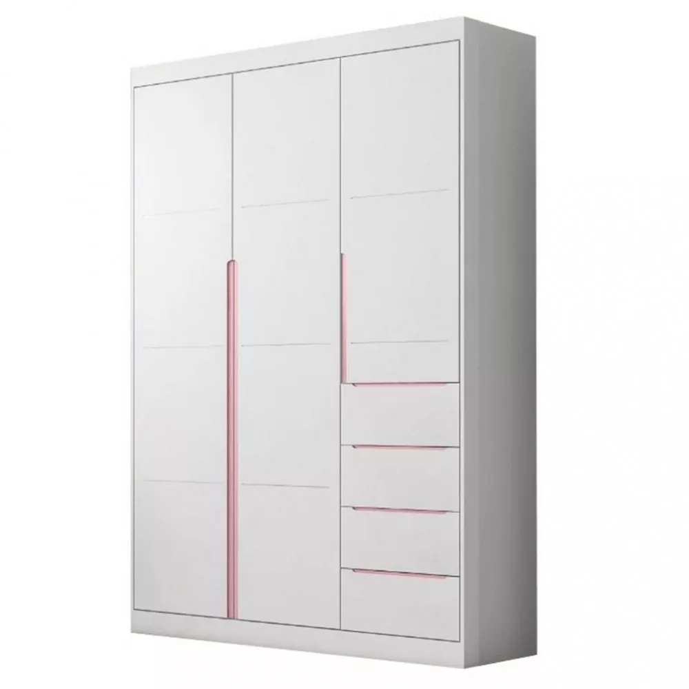 Guarda Roupa Infantil 3 Portas 4 Gavetas Eloá Phoenix Baby
