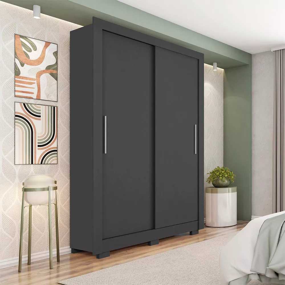 Guarda Roupa 2 Portas 4 Gavetas com Santiago Caemmun