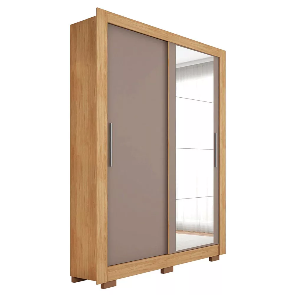 Guarda Roupa com Espelhos 2 Portas com Pés Santiago Caemmun