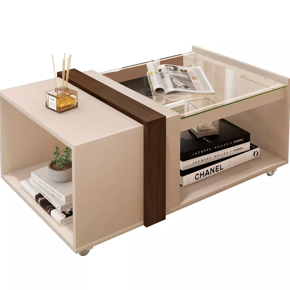 Mesa de Centro para Sala de Estar França Caemmun