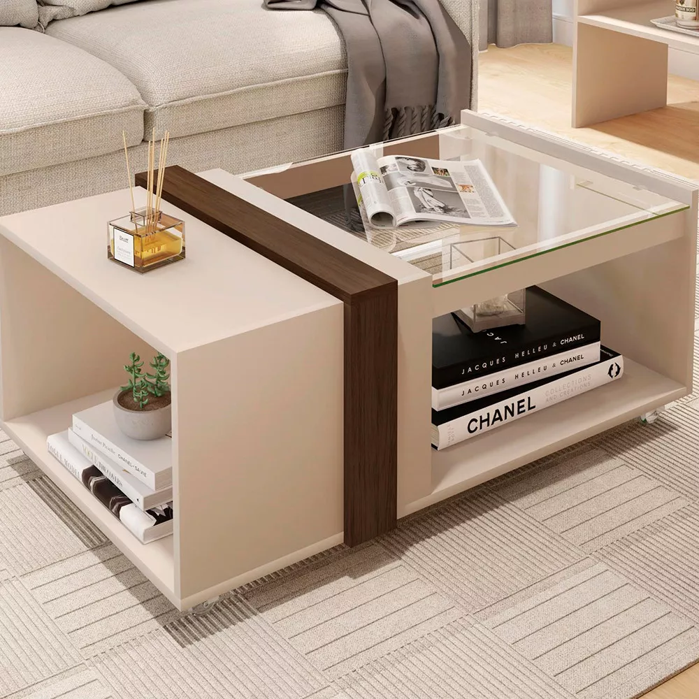 Mesa de Centro para Sala de Estar França Caemmun
