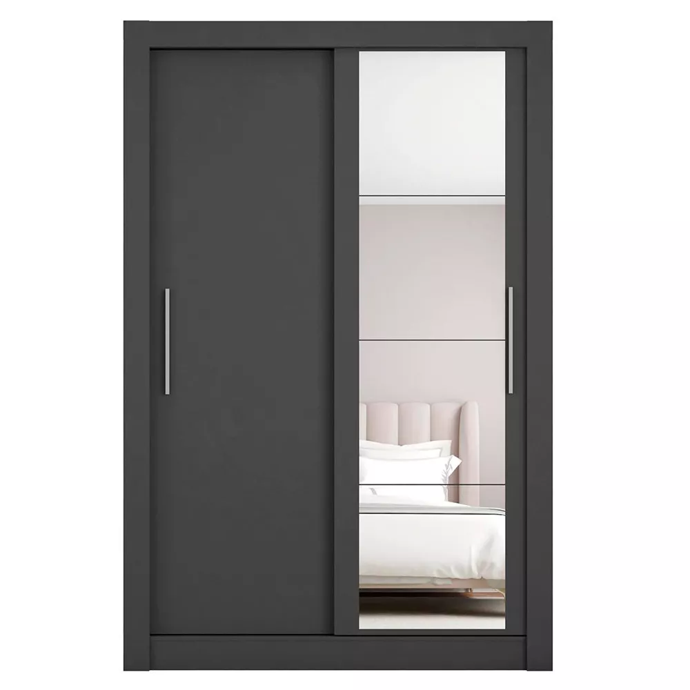 Guarda Roupa com Espelhos 2 Portas 2 Gavetas Santiago Caemmun