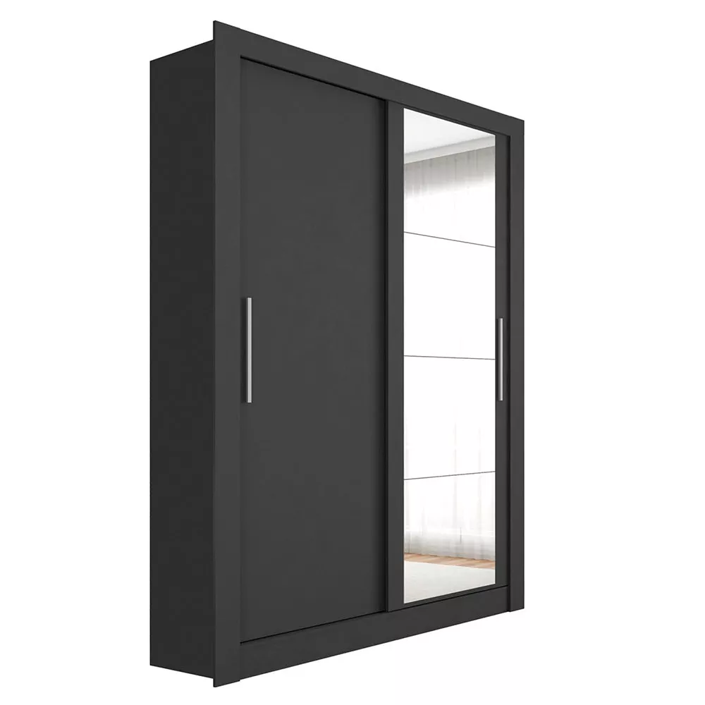 Guarda Roupa com Espelhos 2 Portas 2 Gavetas Santiago Caemmun