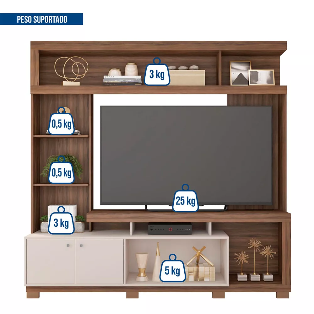 Estante para Tv até 70 Polegadas Formosa Caemmun