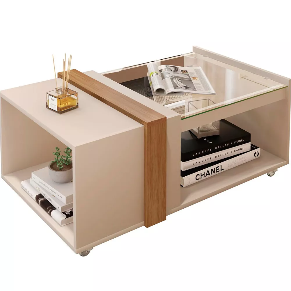 Mesa de Centro para Sala de Estar França Caemmun
