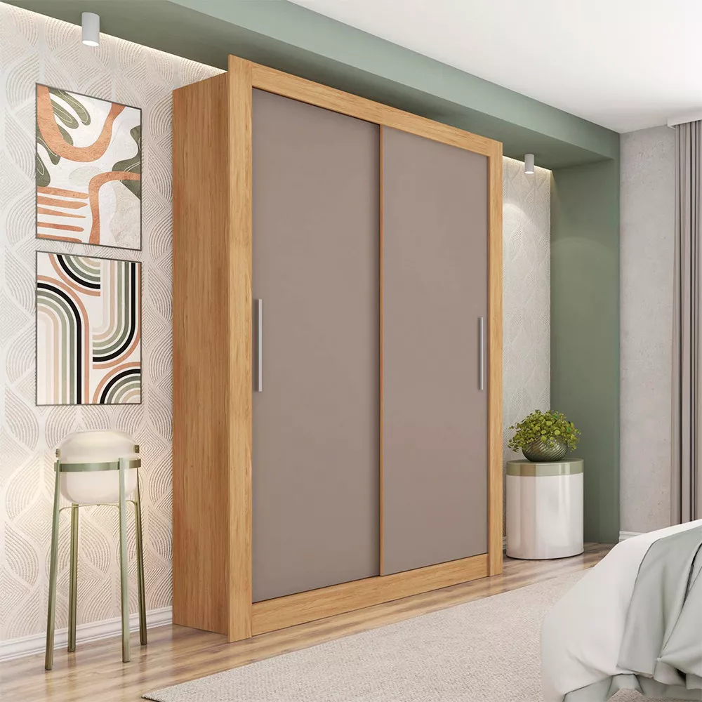 Guarda Roupa 2 Portas 4 Gavetas Santiago Caemmun
