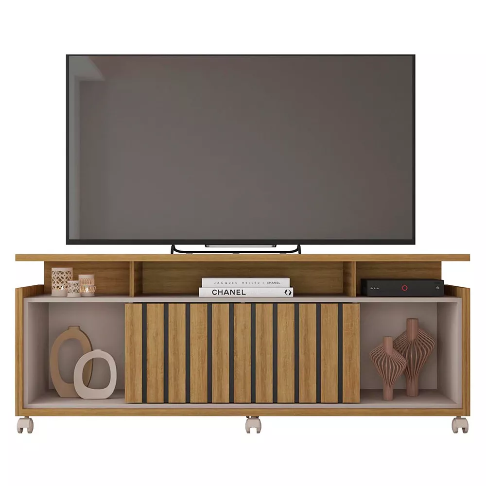 Rack Bancada para Tv até 65 Polegadas 1 Porta Oasis Caemmun