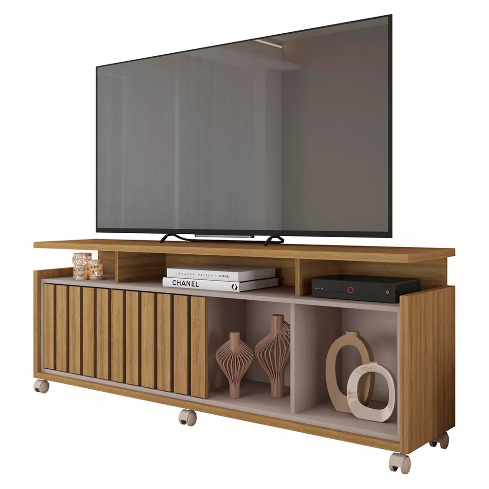 Rack Bancada para Tv até 65 Polegadas 1 Porta Oasis Caemmun