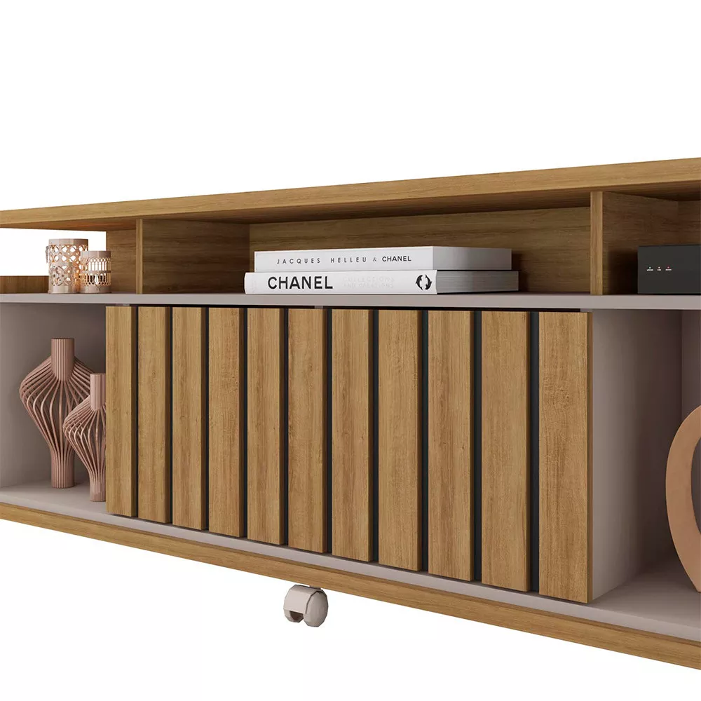 Rack Bancada para Tv até 65 Polegadas 1 Porta Oasis Caemmun