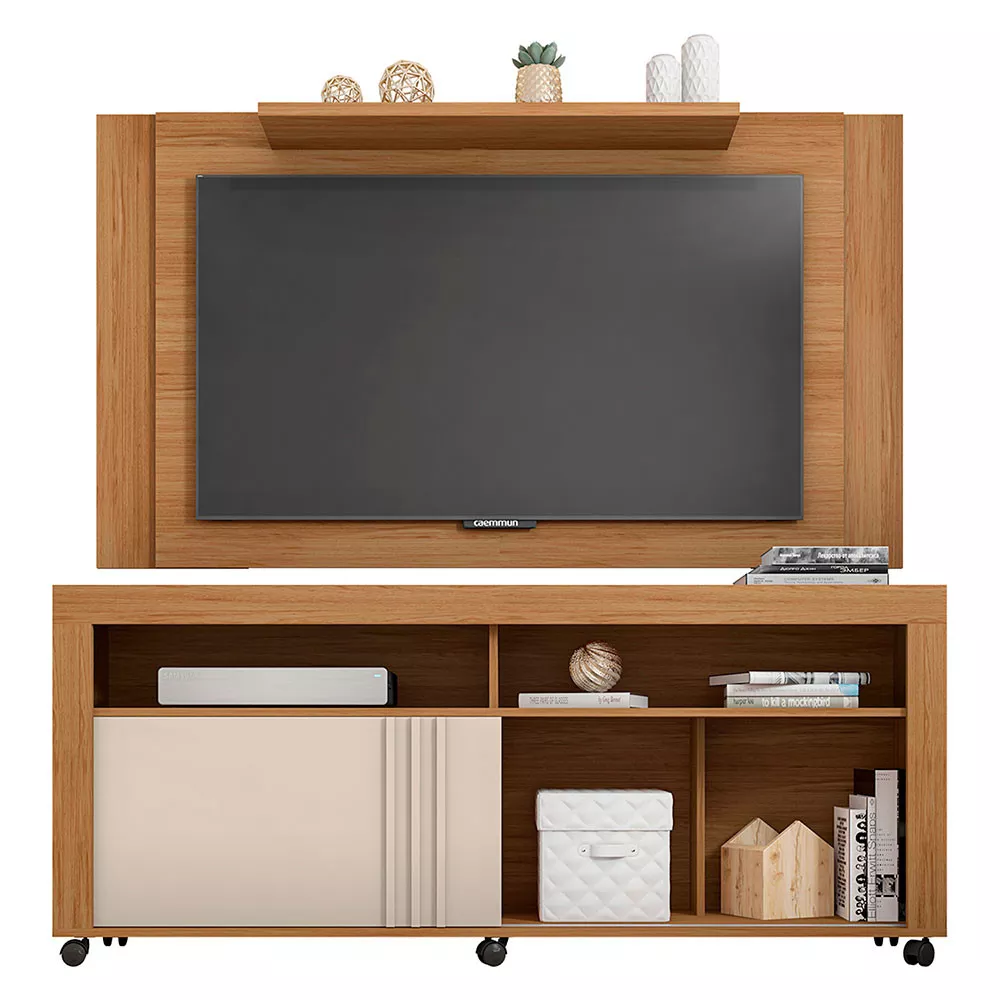 Composição Rack Joy com Painel Extensível Múltiplus para Tv até 55 Polegadas Caemmun