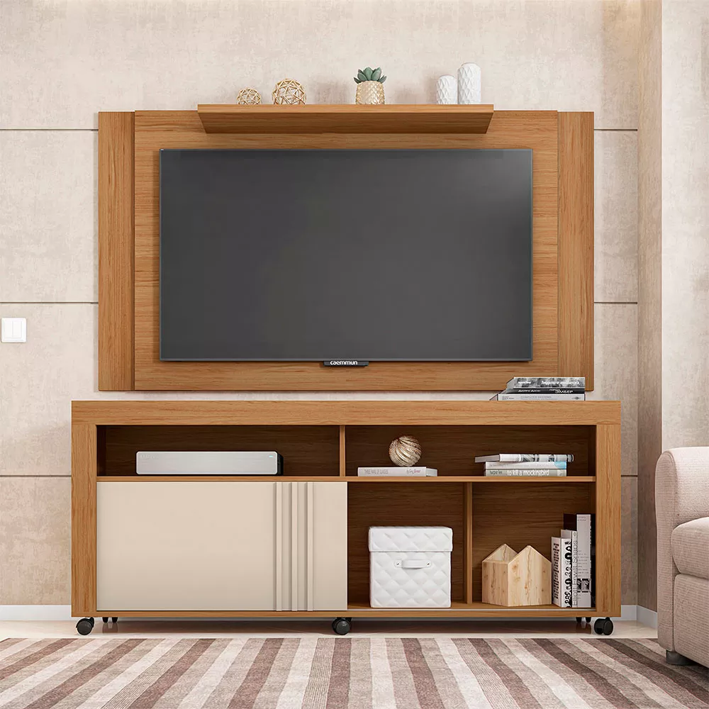 Composição Rack Joy com Painel Extensível Múltiplus para Tv até 55 Polegadas Caemmun