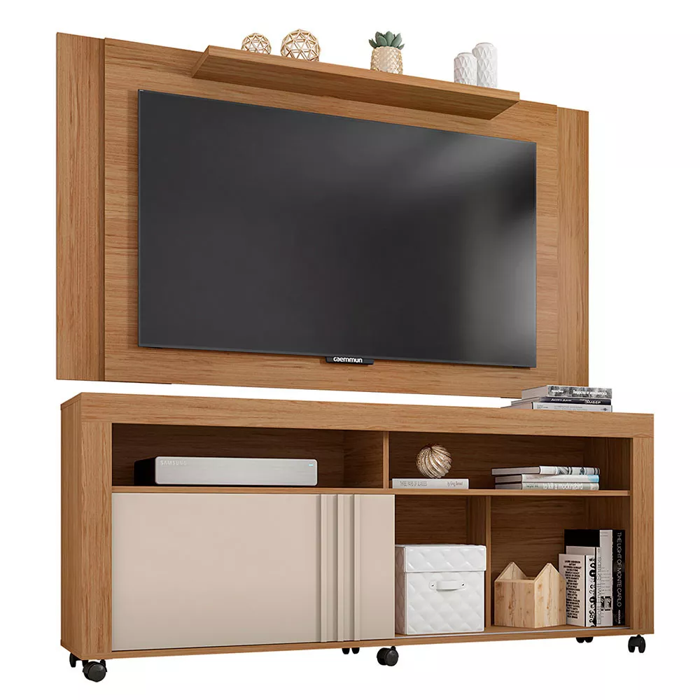 Composição Rack Joy com Painel Extensível Múltiplus para Tv até 55 Polegadas Caemmun