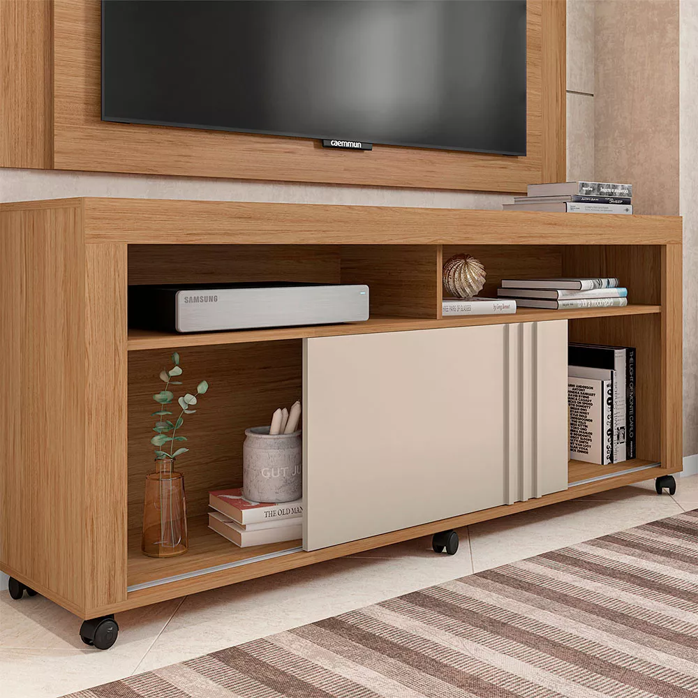 Composição Rack Joy com Painel Extensível Múltiplus para Tv até 55 Polegadas Caemmun