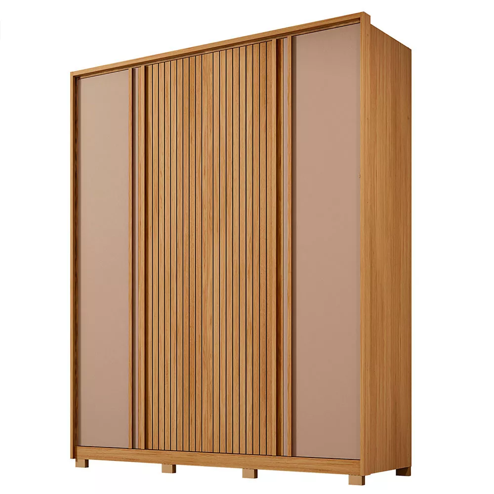 Guarda Roupa Solteiro Pietrus 4 Portas 3 Gavetas Caemmun