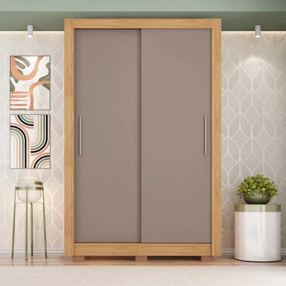 Guarda Roupa 2 Portas 2 Gavetas com Pés Santiago Caemmun
