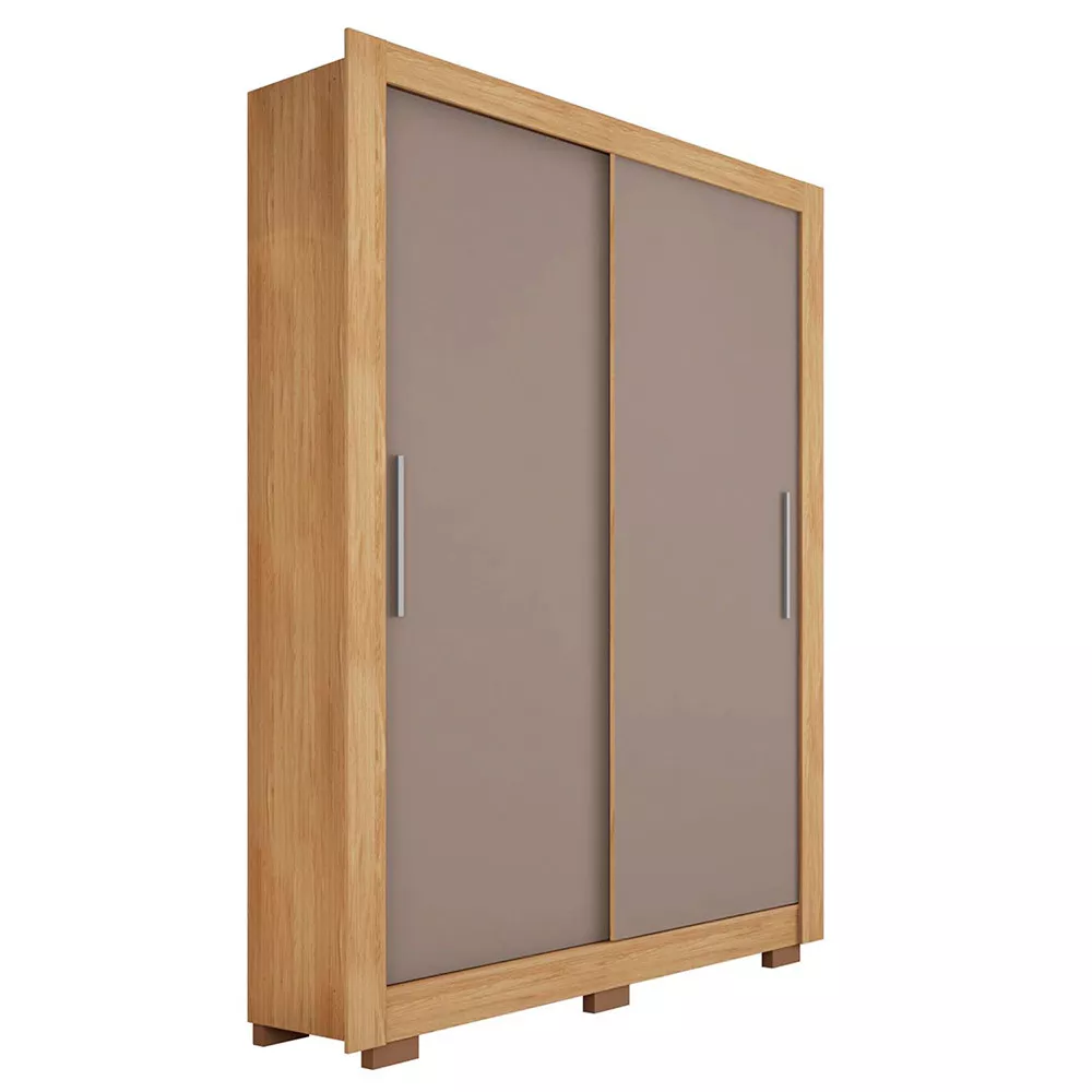Guarda Roupa 2 Portas 2 Gavetas com Pés Santiago Caemmun