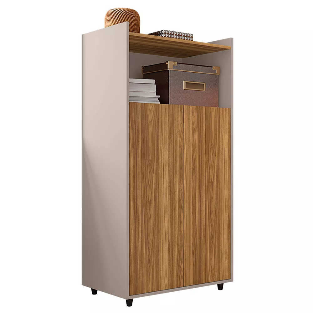 Armário Alto Escritório 2 Portas Studio Caemmun