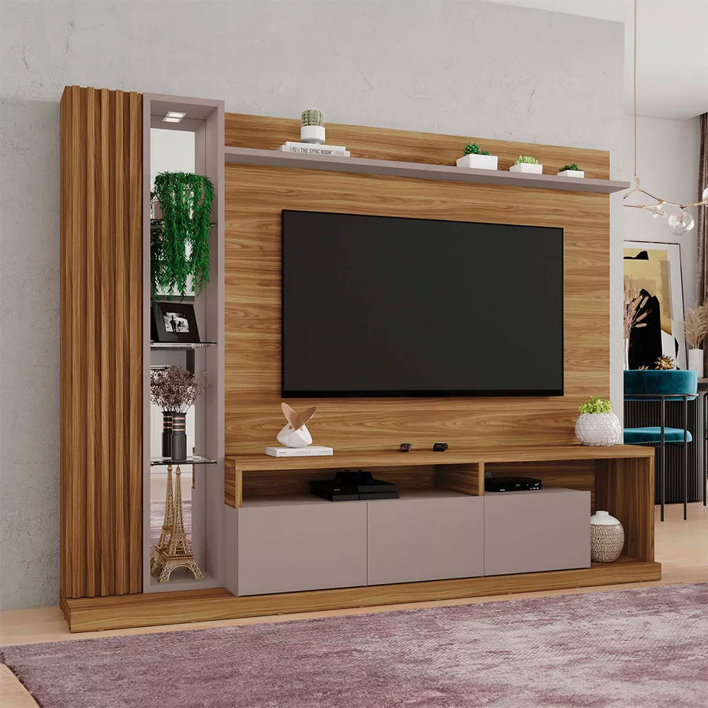 Painel Home Theater Para TV 75 Polegadas Splendido Caemmun