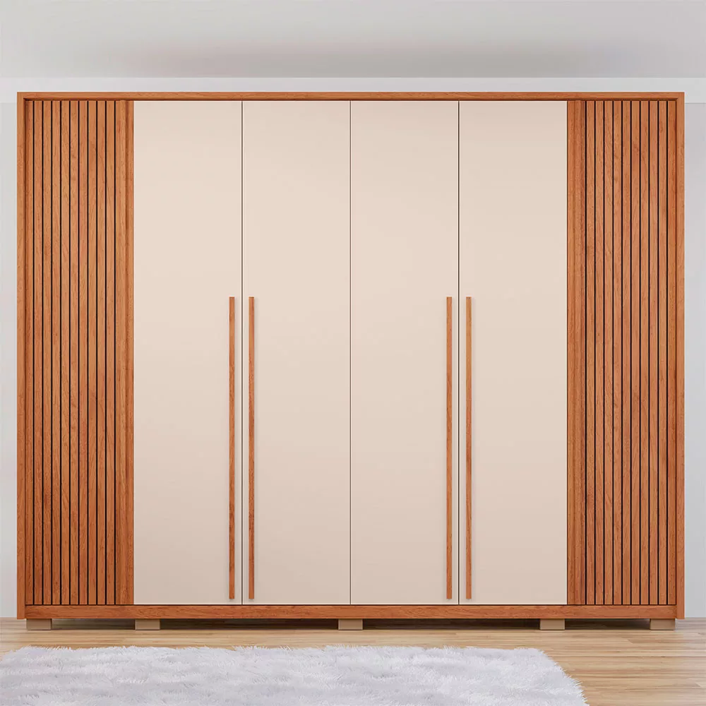 Guarda Roupa Casal Rufius 6 Portas 6 Gavetas Caemmun