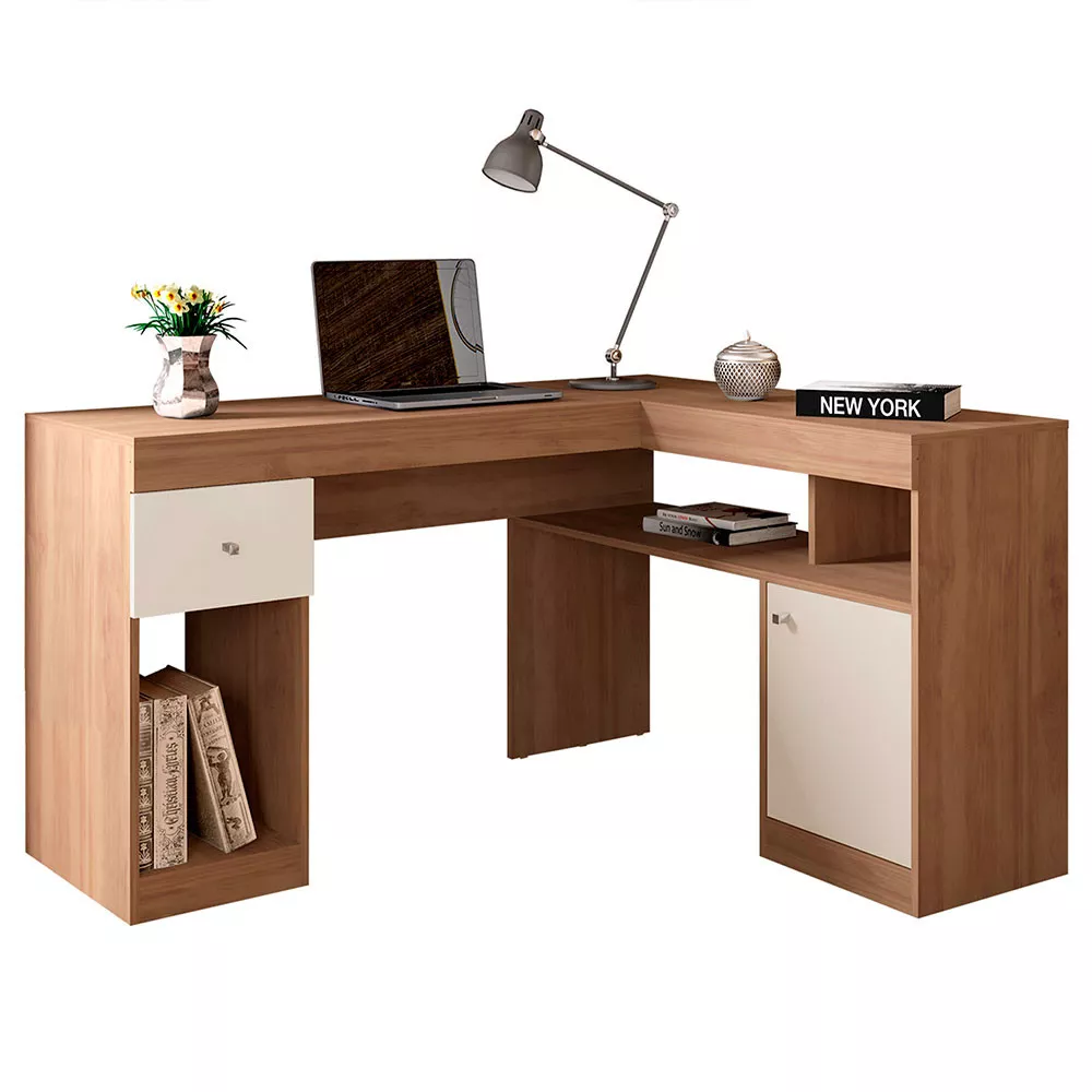 Mesa De Computador Com Porta e Gaveta Nilo Caemmun