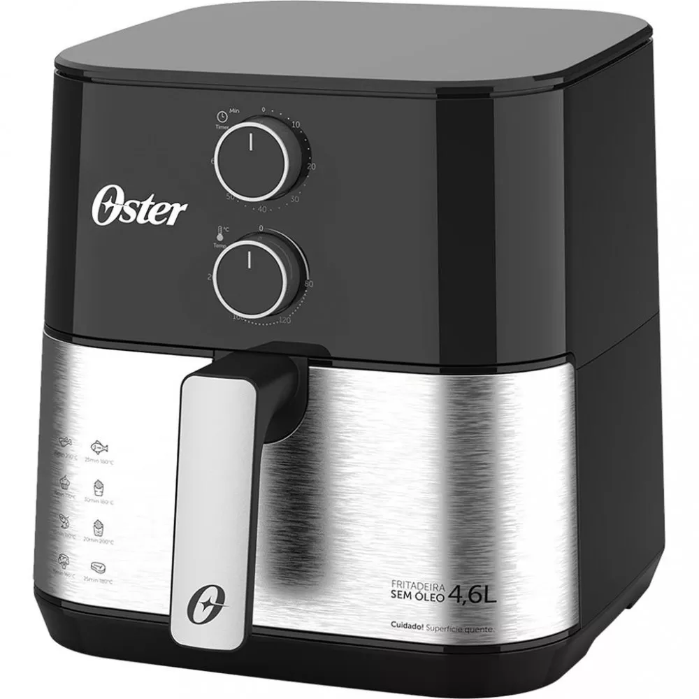 Fritadeira Elétrica sem Óleo Oster Compact OFRT520 4,6L