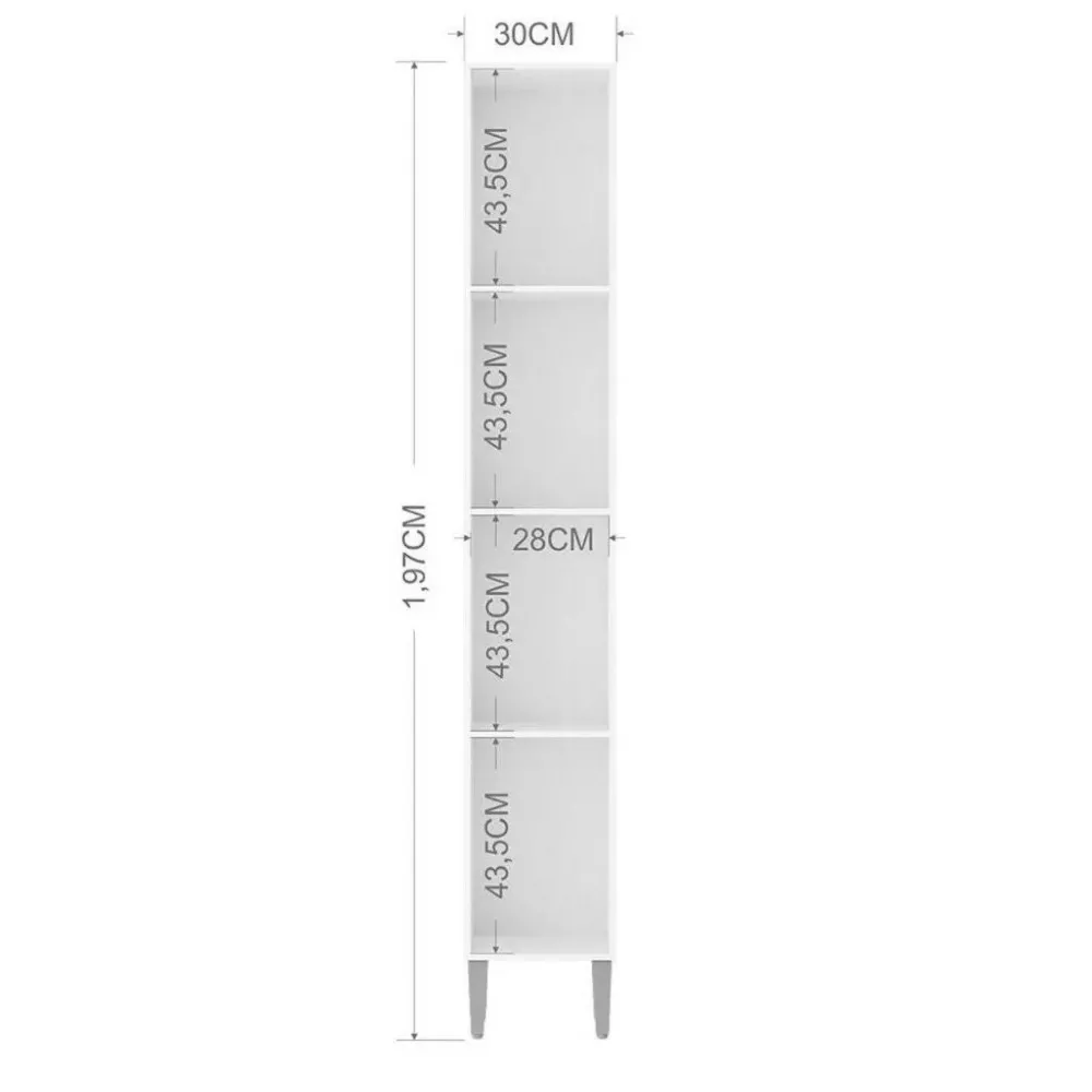 Paneleiro Simples 2 Portas Aline Poquema