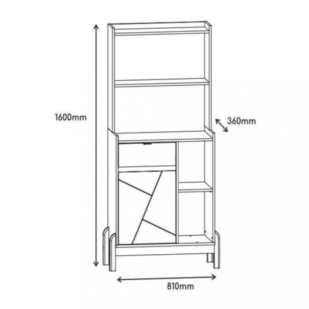 Cantinho Café 1 Porta 1 Gaveta Bari Casa D