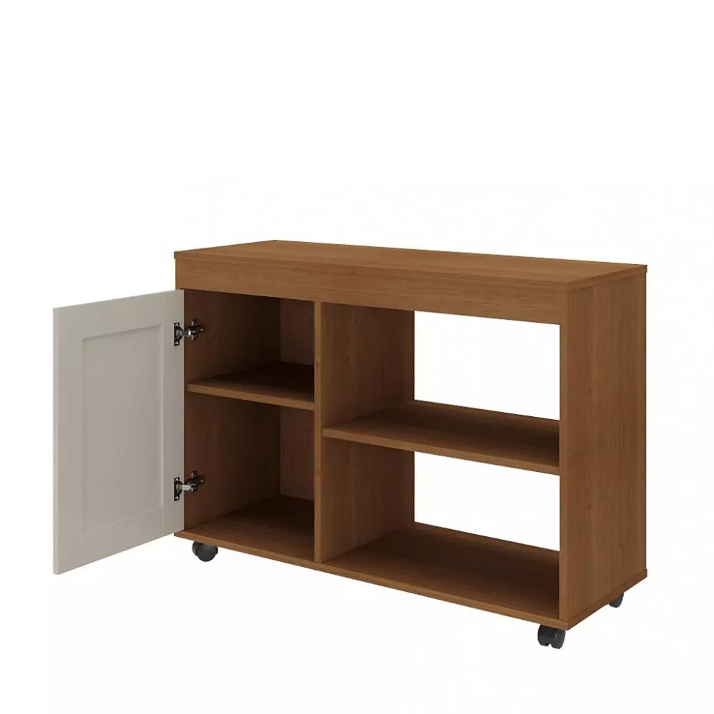 Rack para TV até 42 Polegadas 1 Porta com Rodízios Sampa Artely