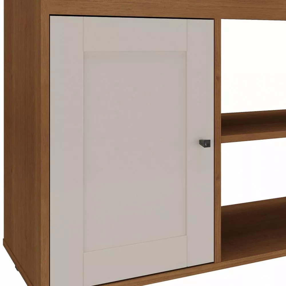 Rack para TV até 42 Polegadas 1 Porta com Rodízios Sampa Artely