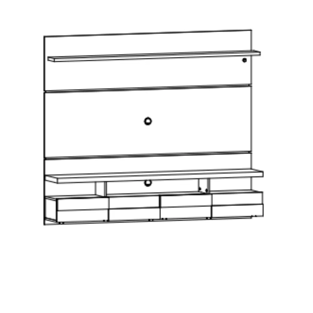 Painel para TV até 60 Polegadas 2 Portas Lana 1.8 Madetec