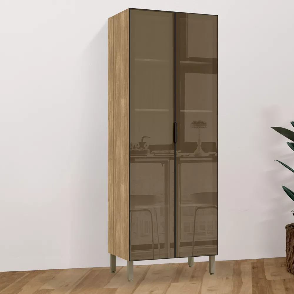 Paneleiro Duplo 2 Portas Viv Aluminum Kits Parana