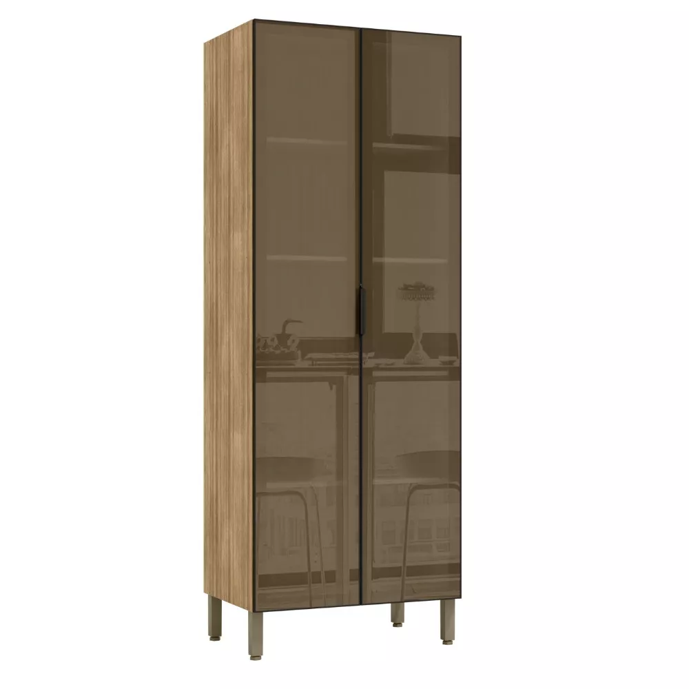 Paneleiro Duplo 2 Portas Viv Aluminum Kits Parana