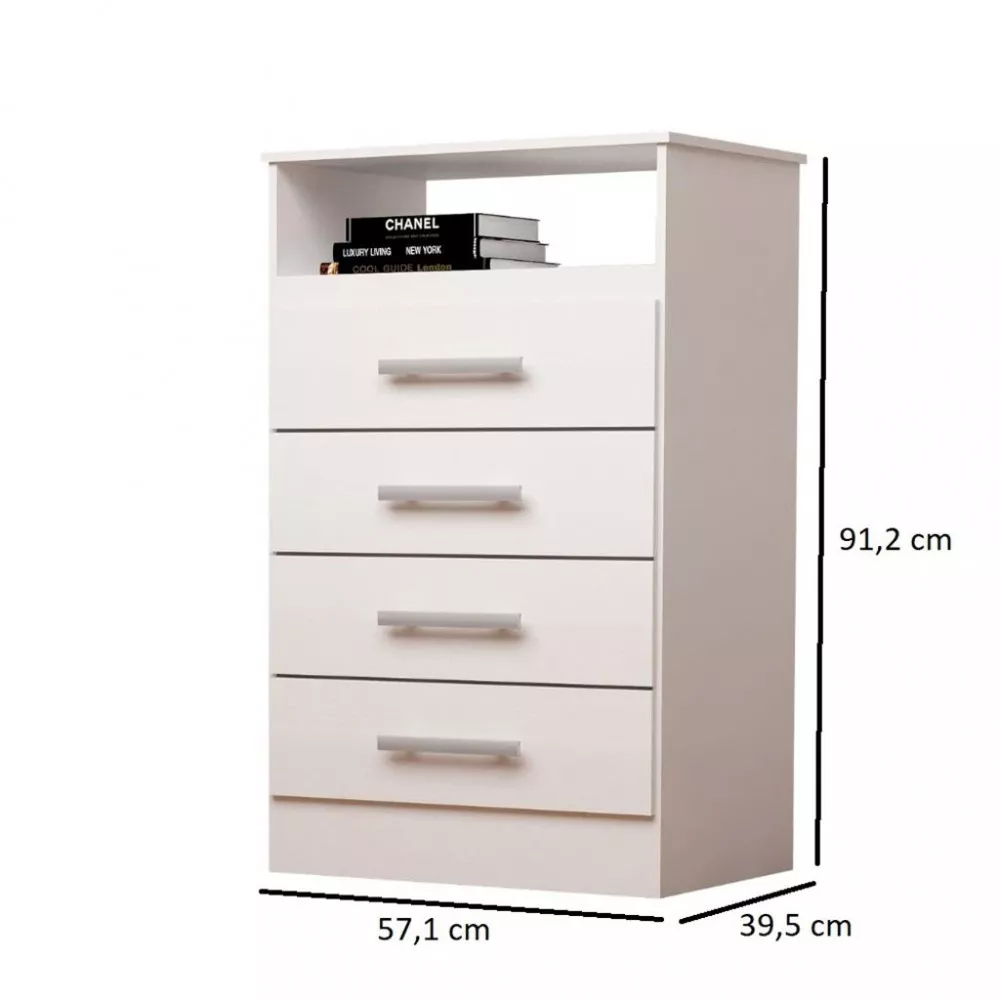 Cômoda 4 Gavetas Jessica ACP