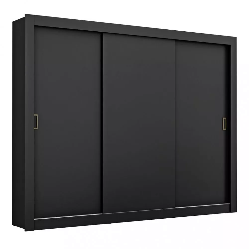 Guarda Roupa Casal 3 Portas de Correr City Maxel Móveis