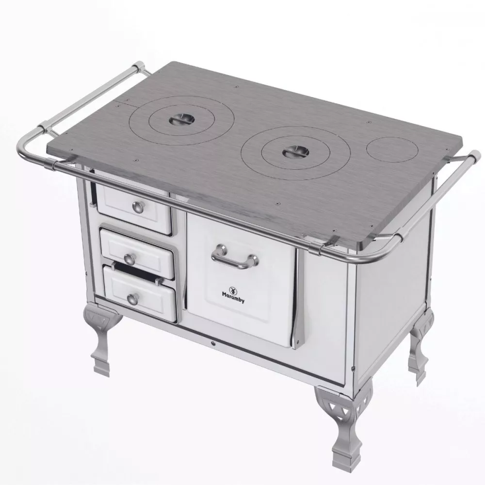 Fogão a lenha 2 Bocas Marumby NR 1 Saída Chaminé Direita